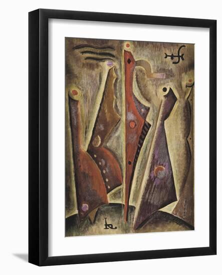 Constructivo Abstracto-Joaquin Torres-Garcia-Framed Giclee Print