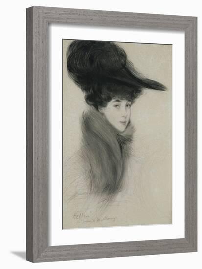 Consuelo Vanderbilt-Paul Cesar Helleu-Framed Giclee Print