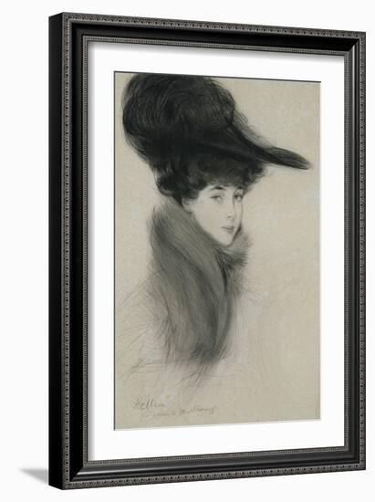 Consuelo Vanderbilt-Paul Cesar Helleu-Framed Giclee Print