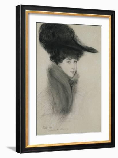 Consuelo Vanderbilt-Paul Cesar Helleu-Framed Giclee Print