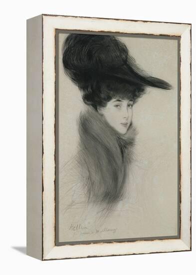 Consuelo Vanderbilt-Paul Cesar Helleu-Framed Premier Image Canvas