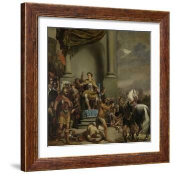 Consul Titus Manlius Torquatus Orders the Beheading of His Son-Ferdinand Bol-Framed Art Print