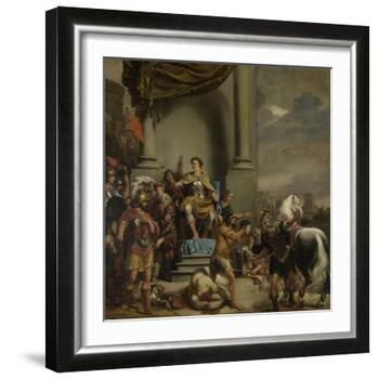 Consul Titus Manlius Torquatus Orders the Beheading of His Son-Ferdinand Bol-Framed Art Print
