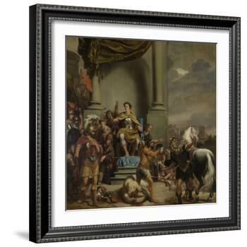 Consul Titus Manlius Torquatus Orders the Beheading of His Son-Ferdinand Bol-Framed Art Print