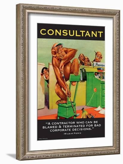 Consultant-Wilbur Pierce-Framed Art Print