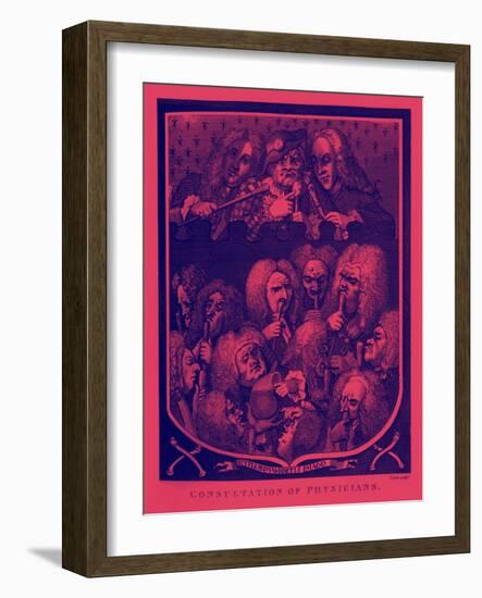 Consultation of Physicians by William Hogarth-William Hogarth-Framed Giclee Print