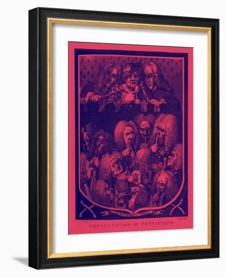 Consultation of Physicians by William Hogarth-William Hogarth-Framed Giclee Print