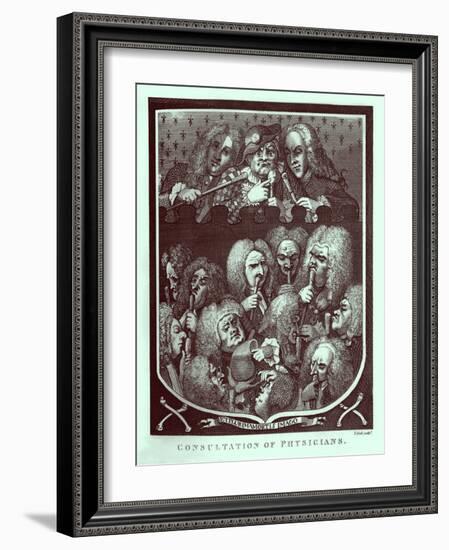 Consultation of Physicians by William Hogarth-William Hogarth-Framed Giclee Print