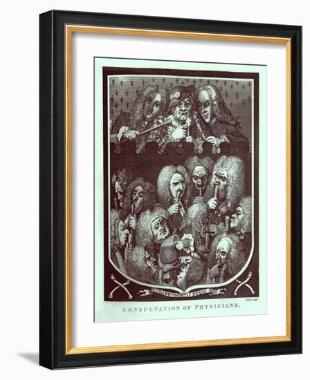 Consultation of Physicians by William Hogarth-William Hogarth-Framed Giclee Print