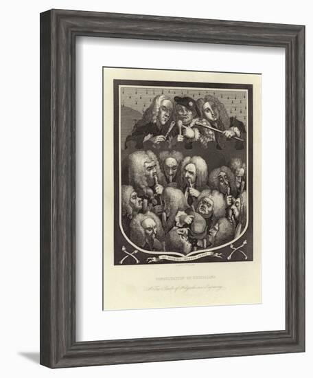Consultation of Physicians-William Hogarth-Framed Giclee Print