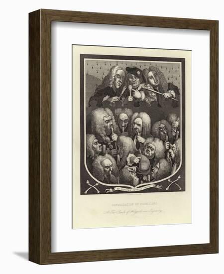 Consultation of Physicians-William Hogarth-Framed Giclee Print