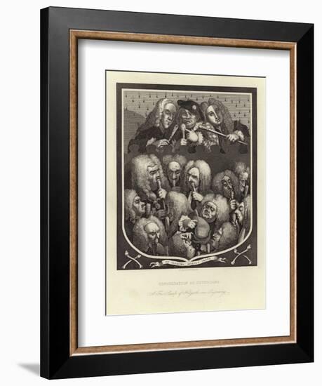 Consultation of Physicians-William Hogarth-Framed Giclee Print