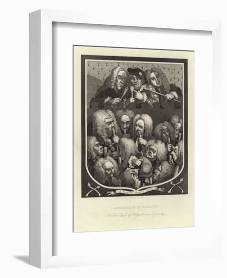 Consultation of Physicians-William Hogarth-Framed Giclee Print