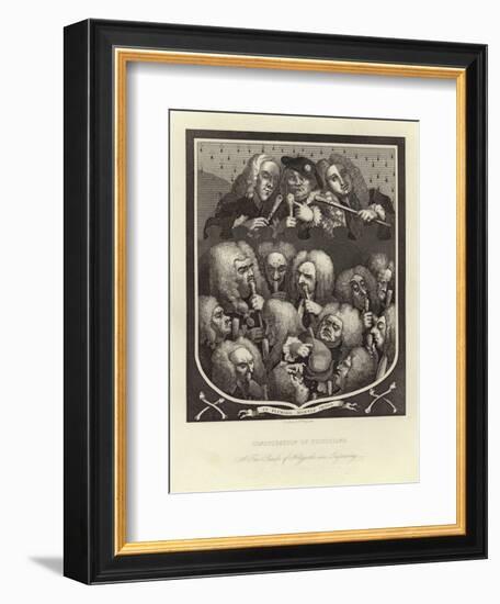 Consultation of Physicians-William Hogarth-Framed Giclee Print