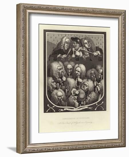 Consultation of Physicians-William Hogarth-Framed Giclee Print