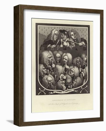 Consultation of Physicians-William Hogarth-Framed Giclee Print