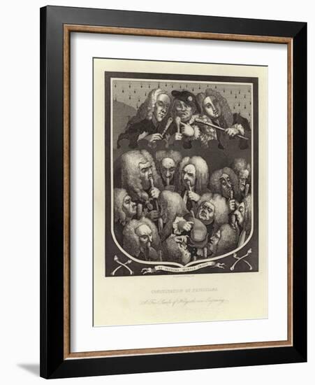 Consultation of Physicians-William Hogarth-Framed Giclee Print