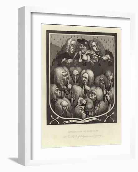 Consultation of Physicians-William Hogarth-Framed Giclee Print