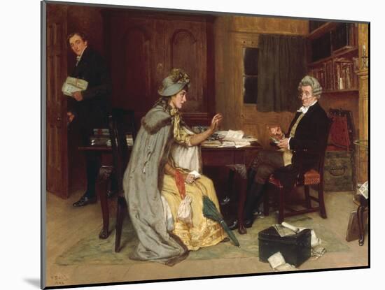 Consulting her Lawyer, 1892-Frank Dadd-Mounted Giclee Print