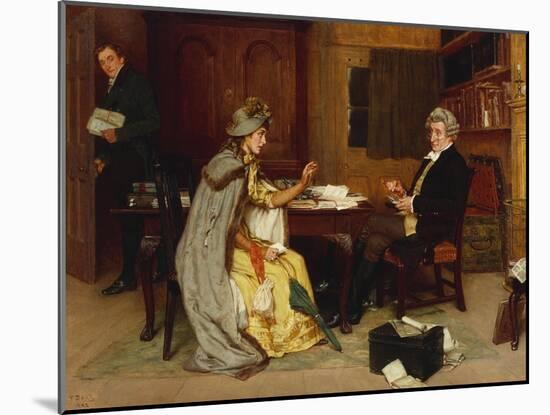 Consulting Her Lawyer, 1892-Frank Dadd-Mounted Giclee Print