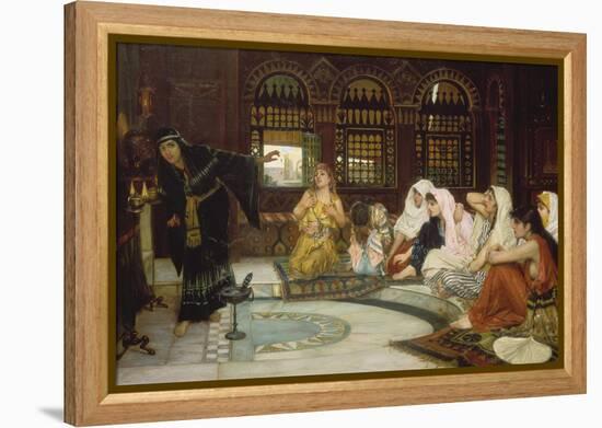 Consulting the Oracle-John William Waterhouse-Framed Premier Image Canvas