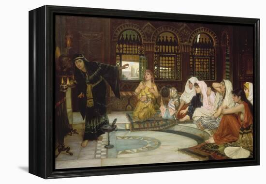 Consulting the Oracle-John William Waterhouse-Framed Premier Image Canvas