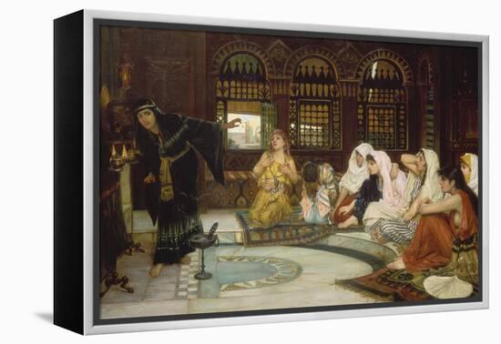 Consulting the Oracle-John William Waterhouse-Framed Premier Image Canvas