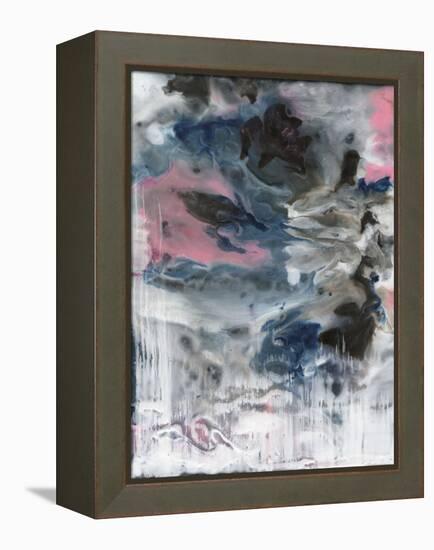 Contacting Encaustic II-Lila Bramma-Framed Stretched Canvas