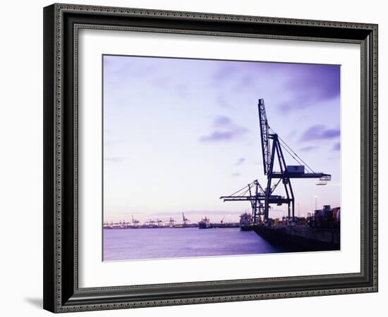 Container Cranes-Carlos Dominguez-Framed Photographic Print