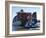 Container Ship on the River Elbe, Hamburg, Germany, Europe-Hans Peter Merten-Framed Photographic Print