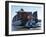 Container Ship on the River Elbe, Hamburg, Germany, Europe-Hans Peter Merten-Framed Photographic Print