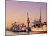 Container Ships, Southampton Docks, Hampshire, UK-Jean Brooks-Mounted Photographic Print