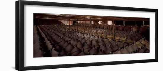 Containers and Barrels in a Winery, Vilafranca Del Penedes, Catalonia, Spain-null-Framed Photographic Print