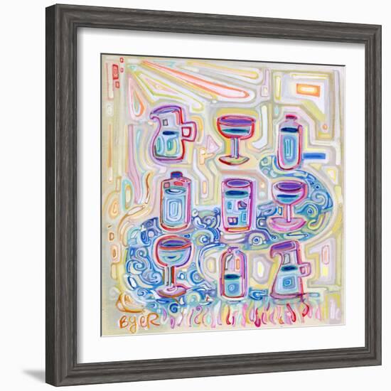 Containers Of Water-Josh Byer-Framed Giclee Print