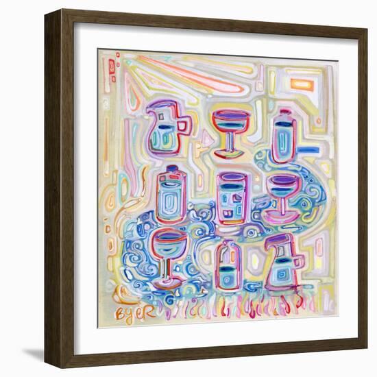 Containers Of Water-Josh Byer-Framed Giclee Print