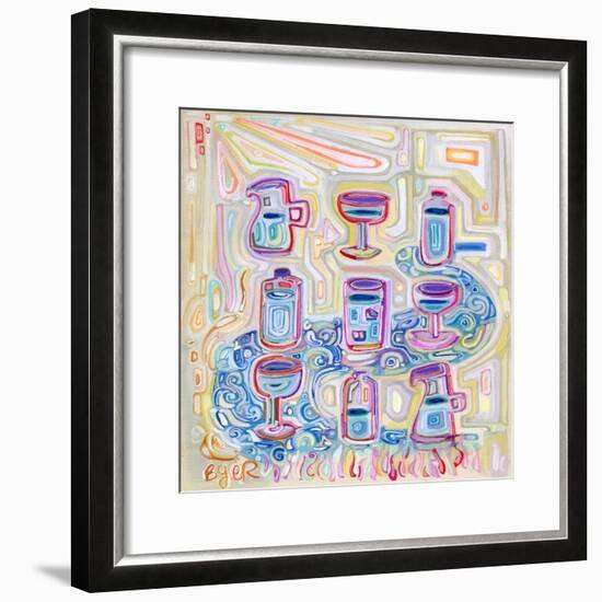 Containers Of Water-Josh Byer-Framed Giclee Print