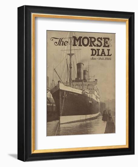 Conte Rosso, Front Cover of the 'Morse Dry Dock Dial', January-February 1923-null-Framed Giclee Print