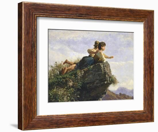 Contemplation, 1872-Filippo Palizzi-Framed Giclee Print