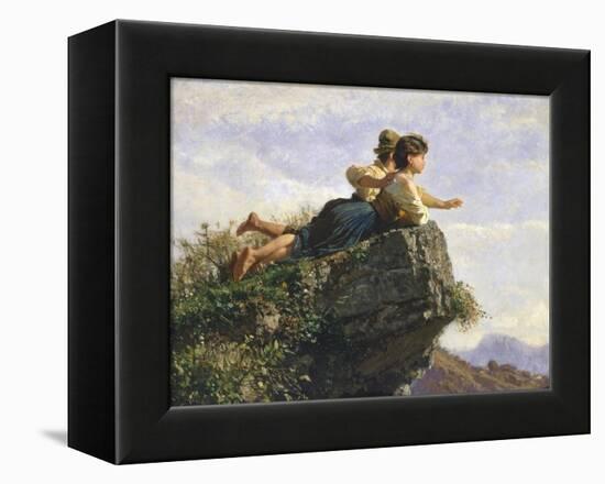 Contemplation, 1872-Filippo Palizzi-Framed Premier Image Canvas