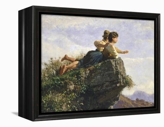 Contemplation, 1872-Filippo Palizzi-Framed Premier Image Canvas