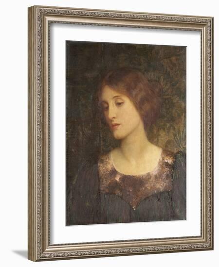 Contemplation, 1897-Frank Bernard Dicksee-Framed Giclee Print