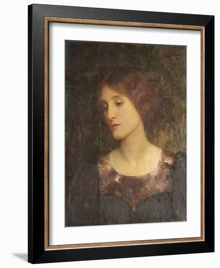 Contemplation, 1897-Frank Bernard Dicksee-Framed Giclee Print