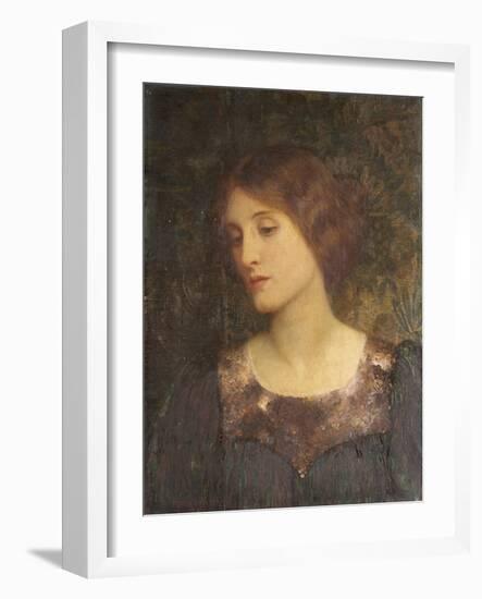 Contemplation, 1897-Frank Bernard Dicksee-Framed Giclee Print