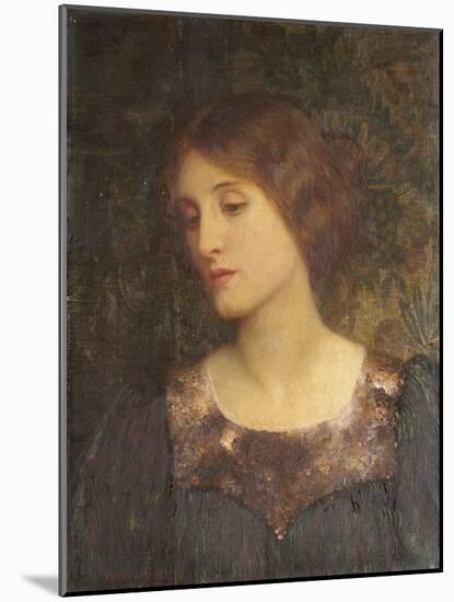 Contemplation, 1897-Frank Bernard Dicksee-Mounted Giclee Print