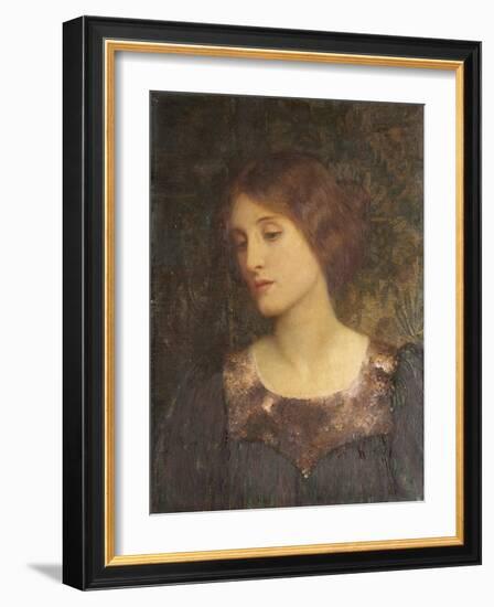 Contemplation, 1897-Frank Bernard Dicksee-Framed Giclee Print