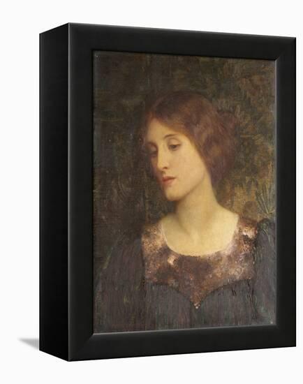 Contemplation, 1897-Frank Bernard Dicksee-Framed Premier Image Canvas