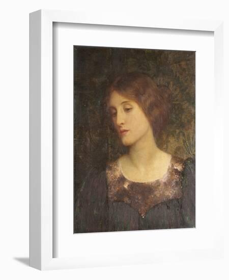 Contemplation, 1897-Frank Bernard Dicksee-Framed Giclee Print