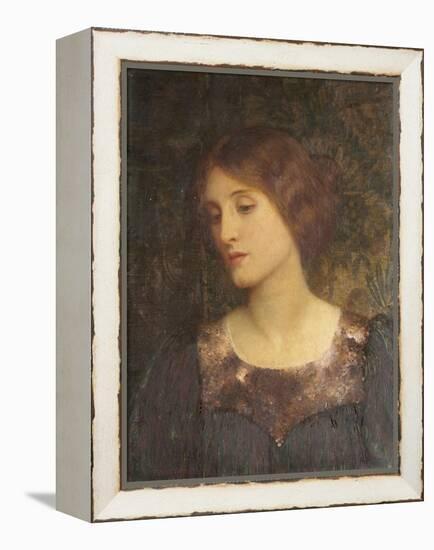 Contemplation, 1897-Frank Bernard Dicksee-Framed Premier Image Canvas