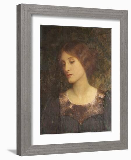 Contemplation, 1897-Frank Bernard Dicksee-Framed Giclee Print