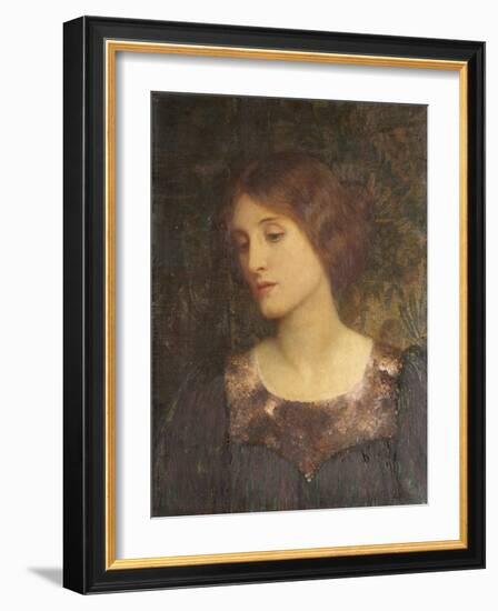 Contemplation, 1897-Frank Bernard Dicksee-Framed Giclee Print